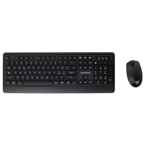 Yashi MY537 Tastiera rf Wireless Qwerty Inglese Britannico Nero - Immagine 1