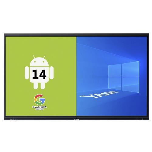 Monitor Supertouch AI Touch Yashi 65" LY6523 LCD 4K Type-c 8GB RAM 128GB Storage +48MP Cam Android 14 Edla Staffa a Muro Inclusa - Immagine 1