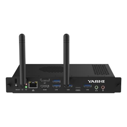 pc Ops Yashi PCLY69 i5 12450H 1GB RAM 256GB SSD Nokb Nomouse 1xDP 1xHDMI 1xUSB-C 3.2 2xUSB 2.0 1xRJ45 Wi-fi 6, W11p 120mm Depth